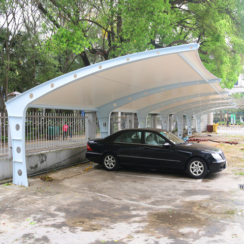 TC037 膜結構停車棚 深圳制證中心